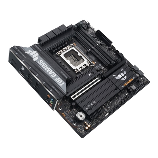 Asus Tuf Gaming B860M-PLUS Anakart: Intel LGA1851, DDR5 8800MHz, PCIe 5.0, 3xM2, HDMI, DP, 2.5G LAN, AURA RGB, Micro ATX
