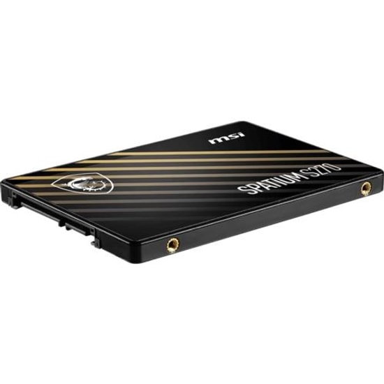 MSI Spatium S270 960GB SSD SATA III 2.5" 3D NAND Disk - 500MB/s Okuma, 450MB/s Yazma Hızı