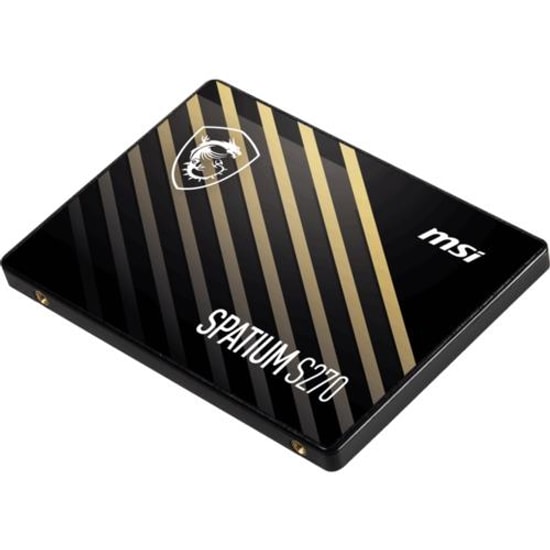 MSI Spatium S270 960GB SSD SATA III 2.5" 3D NAND Disk - 500MB/s Okuma, 450MB/s Yazma Hızı