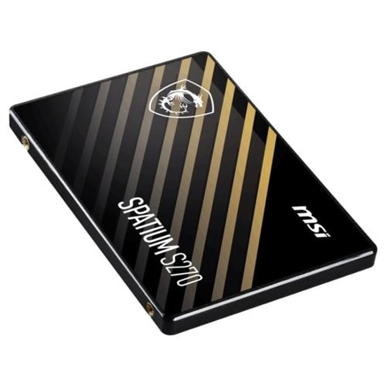 MSI Spatium S270 960GB SSD SATA III 2.5" 3D NAND Disk - 500MB/s Okuma, 450MB/s Yazma Hızı