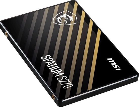 MSI Spatium S270 480GB SATA 2.5 SSD - 500MB/s Okuma, 450MB/s Yazma Hızı, 3D NAND Depolama Teknolojisi