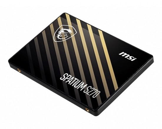 MSI Spatium S270 240GB (S270-240GB) 2.5" SATA 3.0 SSD - 500MB/s Okuma, 400MB/s Yazma Hızı, 3D NAND Depolama
