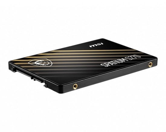 MSI Spatium S270 240GB (S270-240GB) 2.5" SATA 3.0 SSD - 500MB/s Okuma, 400MB/s Yazma Hızı, 3D NAND Depolama