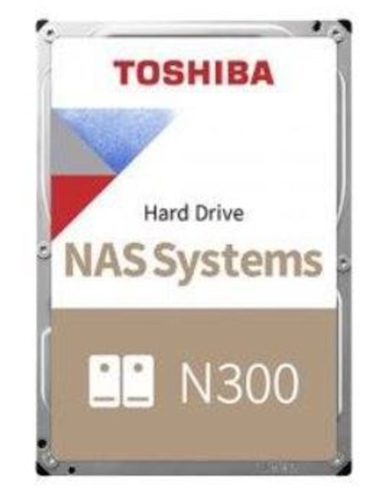 Toshiba N300 10TB 7200RPM 3.5" NAS Hard Disk (MN10ADA10TS) - 512MB Önbellek, 7/24, Yüksek Performans ve Güvenilirlik