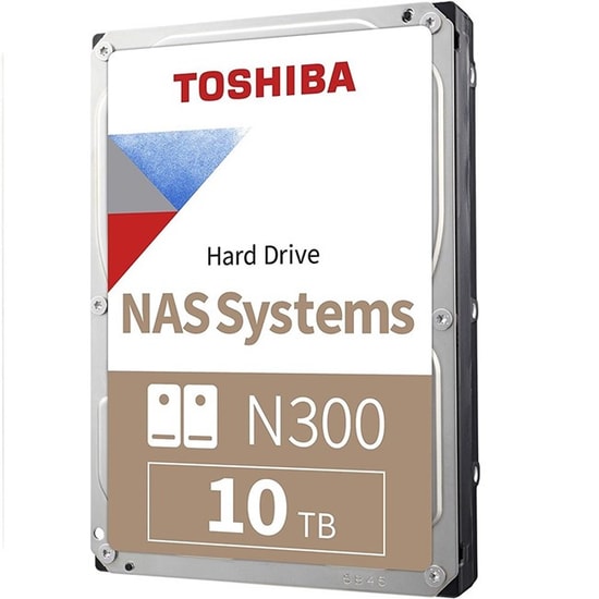 Toshiba N300 10TB 7200RPM 3.5" NAS Hard Disk (MN10ADA10TS) - 512MB Önbellek, 7/24, Yüksek Performans ve Güvenilirlik