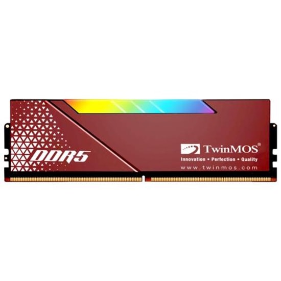 TwinMOS VoltX RGB 16GB 6000MHz DDR5 CL36 Ram (TMD516GB6000URGB36) - Yüksek Performanslı Soğutuculu Oyuncu Belleği