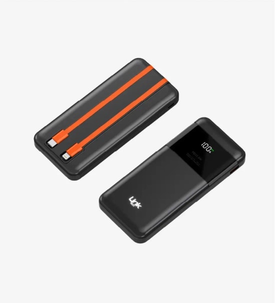 LinkTech LPB-LC13 Strong 10000mAh 22.5W Powerbank - Dijital Ekranlı, PD Hızlı Şarj, 2x USB Çıkış, Güvenli Şarj