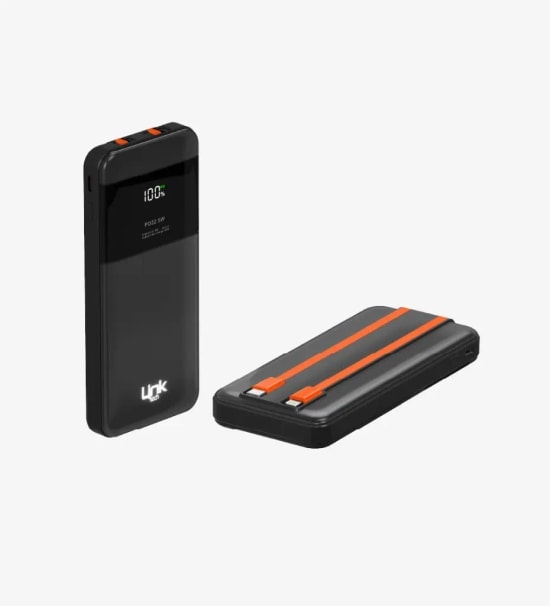 LinkTech LPB-LC13 Strong 10000mAh 22.5W Powerbank - Dijital Ekranlı, PD Hızlı Şarj, 2x USB Çıkış, Güvenli Şarj