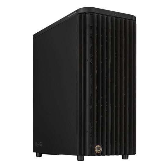 Asus ProArt PA401 Wood Edition Metal Panel PWM 2 Fanlı Siyah Dikey ATX Bilgisayar Kasası