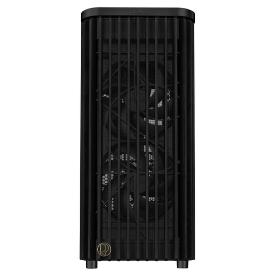 Asus ProArt PA401 Wood Edition Metal Panel PWM 2 Fanlı Siyah Dikey ATX Bilgisayar Kasası