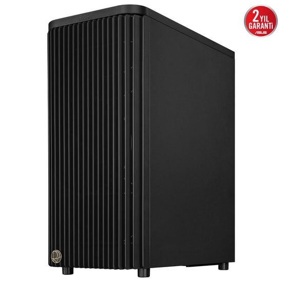 Asus ProArt PA401 Wood Edition Metal Panel Temperli Cam PWM 2 Fanlı ATX Siyah Bilgisayar Kasası