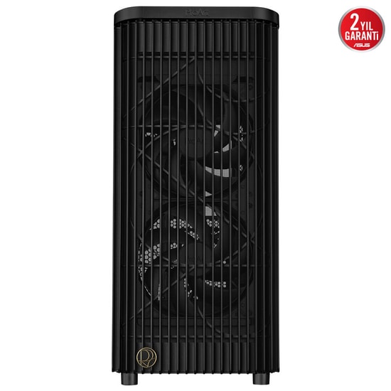Asus ProArt PA401 Wood Edition Metal Panel Temperli Cam PWM 2 Fanlı ATX Siyah Bilgisayar Kasası