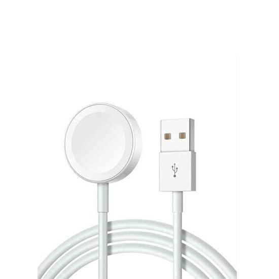 Nettech Watch 7 Akıllı Saat için Beyaz Kablosuz Şarj Cihazı (NT-112083) - USB A Kablolu, İthalatçı Garantili