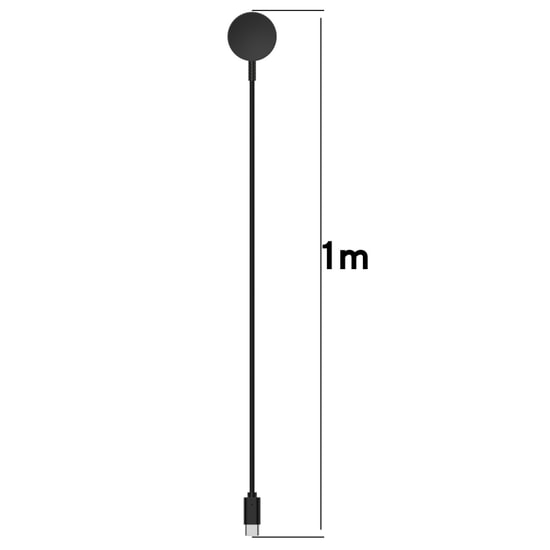 Nettech Watch JW14 Siyah Akıllı Saat için Type-C Kablosuz Şarj Aleti (NT-112090) - Hızlı Şarj, Wireless, 24 Ay Garantili