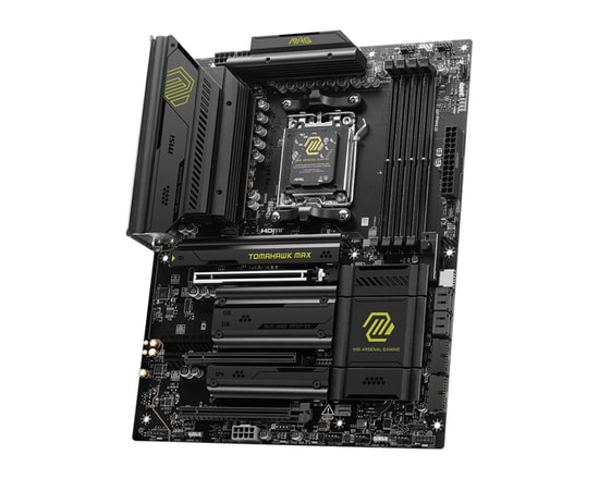 MSI Mag B850 Tomahawk Max WiFi Anakart: AMD AM5, DDR5 8400MHz, 4xM.2, Wi-Fi 7, 5G LAN, USB 3.2 Gen2, HDMI 2.1, ATX
