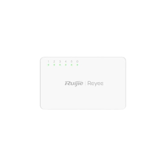Ruijie Reyee RG-ES05F 5 Port 10/100 Mbps Switch - Tak Çalıştır, Plastik Kasa Tasarımı, Fansız, Masaüstü Kullanım