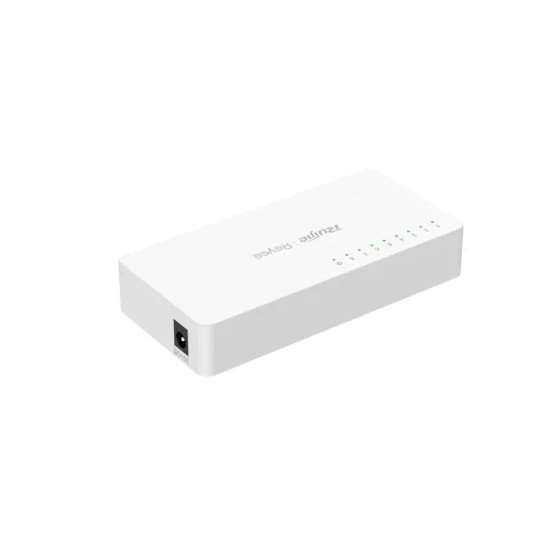 Ruijie Reyee RG-ES08F 8 Port 10/100 Mbps Tak Çalıştır Plastik Kasa Switch - Fansız, Kompakt Tasarım, Masaüstü Kullanım