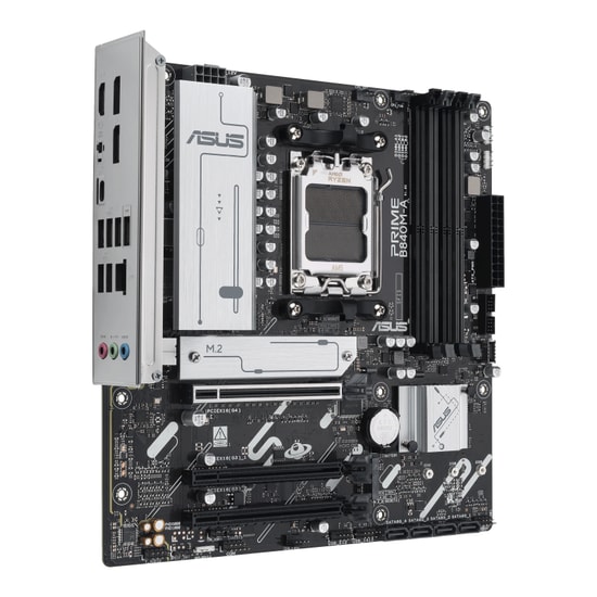 ASUS Prime B840M-A CSM Anakart: AMD AM5, DDR5 7600MHz, 3xM.2, Type-C, HDMI, DP, WiFi 6E, 2.5G LAN, AURA RGB Micro ATX
