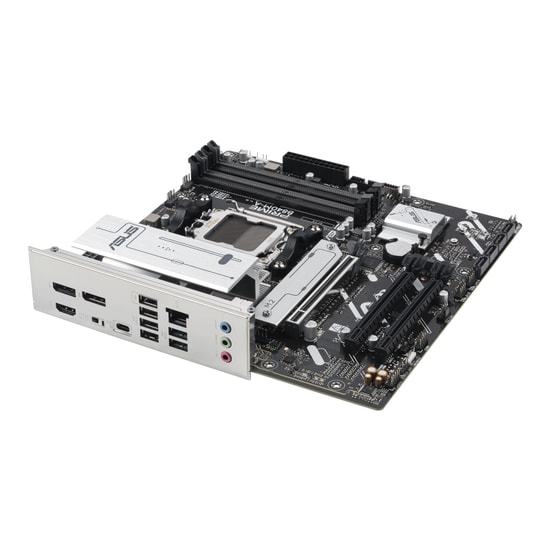 ASUS Prime B840M-A CSM Anakart: AMD AM5, DDR5 7600MHz, 3xM.2, Type-C, HDMI, DP, WiFi 6E, 2.5G LAN, AURA RGB Micro ATX