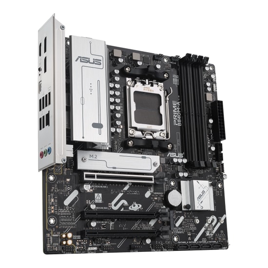 ASUS Prime B840M-A CSM Anakart: AMD AM5, DDR5 7600MHz, 3xM.2, Type-C, HDMI, DP, WiFi 6E, 2.5G LAN, AURA RGB Micro ATX