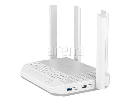 Keenetic Hero AX3000 KN-1012-01-EU Wi-Fi 6 Mesh Fiber VPN Router - 2.5G Port, 2x USB, 512MB RAM, 4 Anten, MU-MIMO