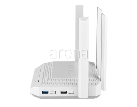 Keenetic Hero AX3000 KN-1012-01-EU Wi-Fi 6 Mesh Fiber VPN Router - 2.5G Port, 2x USB, 512MB RAM, 4 Anten, MU-MIMO