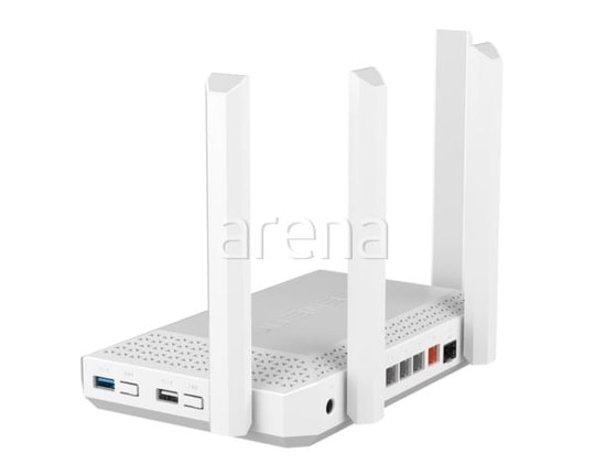 Keenetic Hero AX3000 KN-1012-01-EU Wi-Fi 6 Mesh Fiber VPN Router - 2.5G Port, 2x USB, 512MB RAM, 4 Anten, MU-MIMO