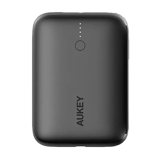 Aukey PB-N83S Basix Mini 10000mAh Siyah Powerbank - 22.5W SCP, PD 3.0, QC 3.0 Hızlı Şarj, Type-C Giriş ve Çıkış