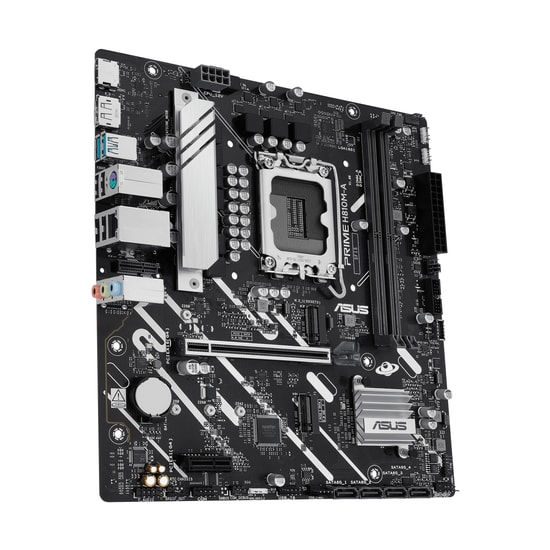 ASUS Prime H810M-A CSM Anakart: Intel LGA1851, DDR5 6400MHz, AURA RGB, HDMI, DP, USB 3.2, Çift M.2, Micro ATX