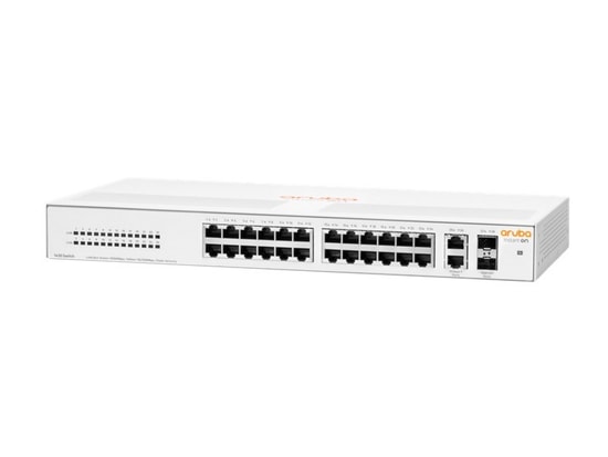 HPE Aruba Instant On 1430 26G Switch (R8R50A) - 24G Port, 2 SFP Gigabit, Yönetilemez, Tak Çalıştır, Rackmount Anahtar
