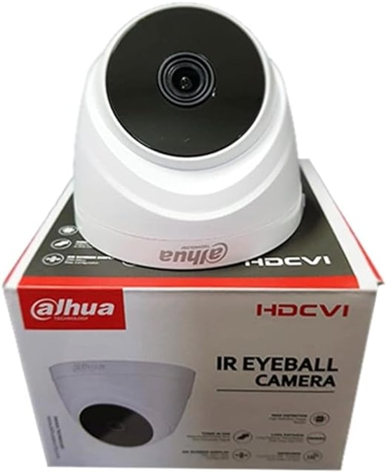 Dahua HAC-T1A21-0280B 2MP Dome Kamera - 2.8mm Lens, 20m IR, Analog, 4in1 HDCVI/TVI/AHD/CVBS, CMOS Sensör, Plastik Kasa