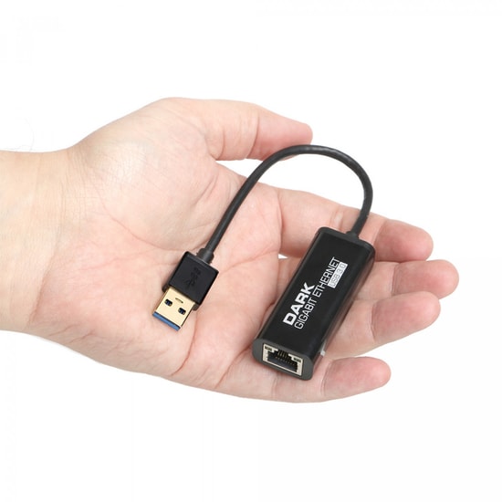 Dark DK-NT-U3GLAN USB 3.0 Gigabit Ethernet Adaptörü - 10/100/1000 Mbps Hızlı, Stabil Kablolu Bağlantı, Tak Çalıştır
