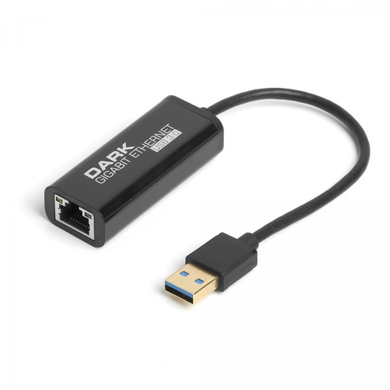 Dark DK-NT-U3GLAN USB 3.0 Gigabit Ethernet Adaptörü - 10/100/1000 Mbps Hızlı, Stabil Kablolu Bağlantı, Tak Çalıştır