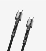 LinkTech K598 1m 3A 60W PD Örgülü Type-C to Type-C Kırmızı Şarj Kablosu - Metal Başlı, Hızlı Şarj (LCA-K598/RED)