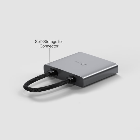 TP-Link UH3020C USB Type-C 3 Portlu Hub: 4K HDMI, 100W Şarj, 5Gbps USB 3.2 Gen1 Type-C Hızlı Veri Aktarımı