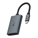 TP-Link UA440C USB 3.0 Type-C SD/MicroSD 4.0 UHS-II Kart Okuyucu: 312MB/s Hızlı, 2TB Destekli, Çift Yuvalı