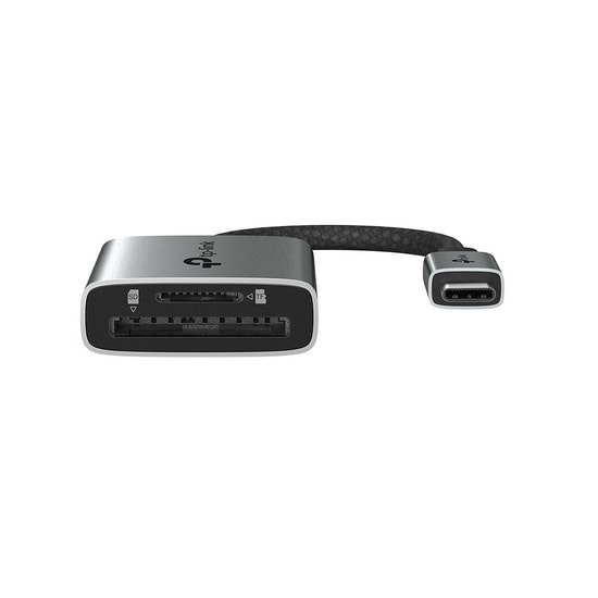 TP-Link UA440C USB 3.0 Type-C SD/MicroSD 4.0 UHS-II Kart Okuyucu: 312MB/s Hızlı, 2TB Destekli, Çift Yuvalı