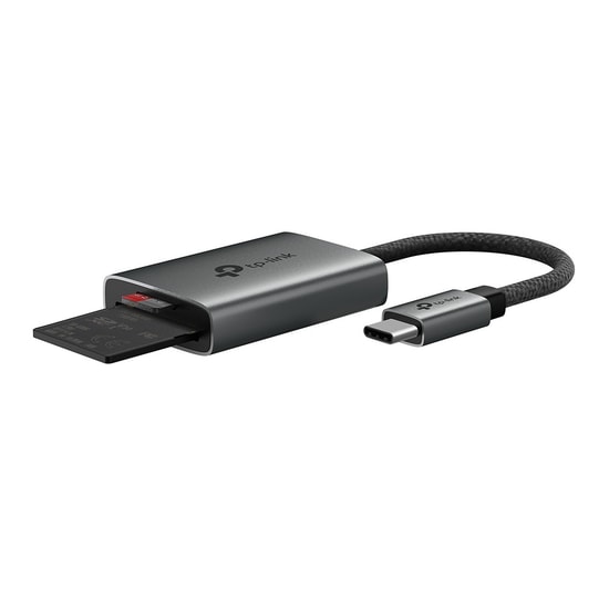 TP-Link UA440C USB 3.0 Type-C SD/MicroSD 4.0 UHS-II Kart Okuyucu: 312MB/s Hızlı, 2TB Destekli, Çift Yuvalı