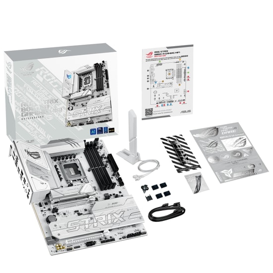 Asus Rog Strix B860-A Gaming Wifi Anakart: LGA1851, DDR5 9066MHz (OC), 4xM.2, Wi-Fi 7, 2.5G LAN, HDMI, DP, USB 4, ATX