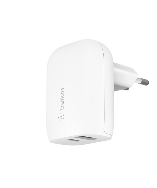 Belkin Boost Charge 37W Dual 25W Usb-C 12W Usb-A PD PPS Duvar Şarjı WCB007VFWH Şarj Aleti
