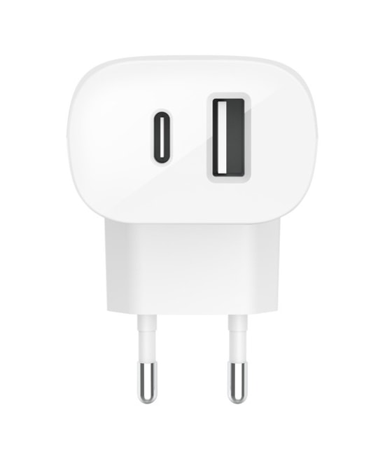 Belkin Boost Charge 37W Dual 25W Usb-C 12W Usb-A PD PPS Duvar Şarjı WCB007VFWH Şarj Aleti