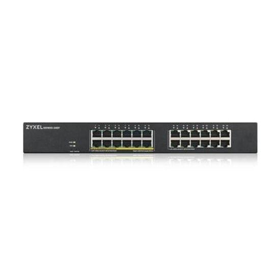 Zyxel GS1900-24EP 24 Port Gigabit PoE Switch (GS1900-24EP-EU0101F) - 130W, Web Yönetilebilir, 10/100/1000 Mbps