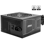 MSI MAG A750GN PCIE5 750W 80+ Gold Siyah Güç Kaynağı - ATX 3.1, PCIe 5.1, 120mm Fan, Aktif PFC Power Supply