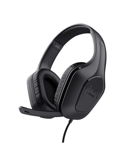 Trust GXT 415 Zirox Kulak Üstü Kablolu Siyah Gaming Kulaklık (TRU4990) - 50mm Neodimyum Sürücü, 3.5mm Jak, 2m Kablo