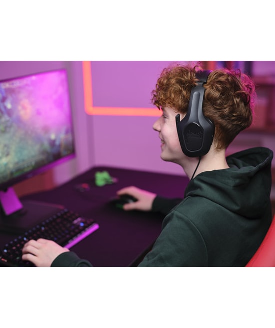 Trust GXT 415 Zirox Kulak Üstü Kablolu Siyah Gaming Kulaklık (TRU4990) - 50mm Neodimyum Sürücü, 3.5mm Jak, 2m Kablo