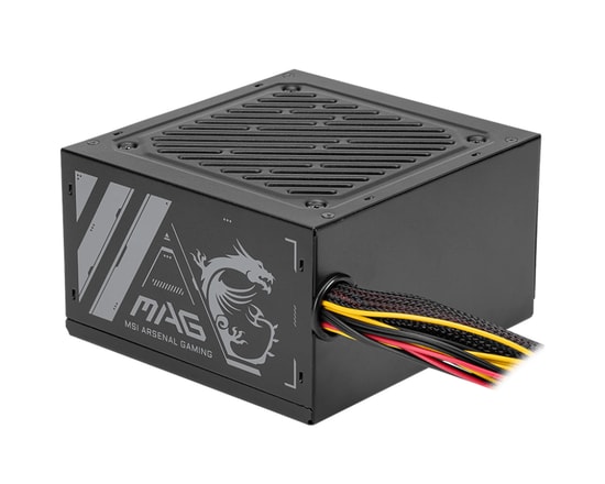 MSI MAG A500N-H 500W Güç Kaynağı - 120mm Fanlı, Modüler Olmayan, Aktif PFC, OCP OPP SCP UVP Korumalı Power Supply