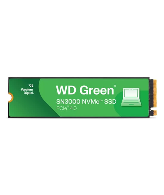 WD Green SN3000 500GB NVMe M.2 3D NAND SSD (WDS500G4G0E) - 5000/4100 MB/s Okuma Yazma, PCIe Gen 4x4, SLC Önbellek