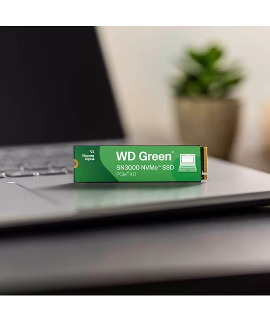 WD Green SN3000 500GB NVMe M.2 3D NAND SSD (WDS500G4G0E) - 5000/4100 MB/s Okuma Yazma, PCIe Gen 4x4, SLC Önbellek