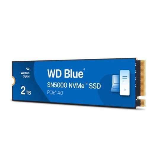 WD Blue SN5000 2TB NVMe M.2 3D NAND SSD (WDS200T4B0E) - 5150/4800 MB/s, PCIe Gen4, SLC Önbellek, Yüksek Performanslı SSD