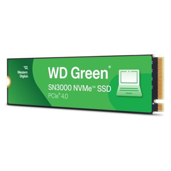WD Green SN3000 1TB NVMe M.2 3D NAND SSD (WDS100T4G0E) - 5000/4200 MB/s Okuma/Yazma, 	PCIe Gen 4x4, SLC Önbellek